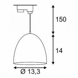 Трековый светильник SLV 3Ph Para Cone 14  - 2