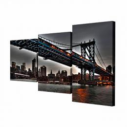 Изображение продукта Мини модульная картина Toplight Город 50х78см 