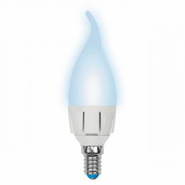 Изображение продукта Лампа светодиодная диммируемая (UL-00004298) Uniel E14 7W 4000K матовая 
