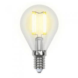 Изображение продукта Лампа светодиодная филаментная (UL-00003250) Uniel E14 7,5W 3000K прозрачная 