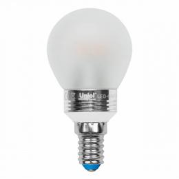 Изображение продукта Лампа светодиодная (UL-00000801) Uniel E14 5W 3000K матовая 