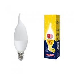 Лампа светодиодная (UL-00003800) E14 7W 4000K матовая  - 2