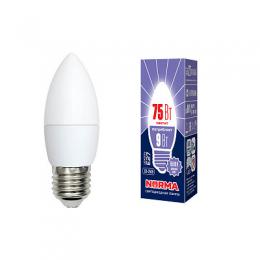 Лампа светодиодная (UL-00003805) E27 9W 6500K матовая  - 2