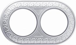 Изображение продукта Рамка Werkel Antik Runda на 2 поста жемчужный WL70-frame-02 