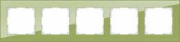 Изображение продукта Рамка Werkel Favorit на 5 постов фисташковый WL01-Frame-05 