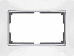 Изображение продукта Рамка Werkel Snabb для двойной розетки белый WL03-Frame-01-DBL-white 