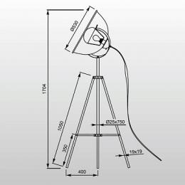 Торшер Zumaline Antenne  - 4