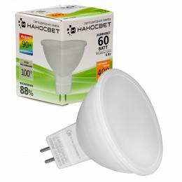 Изображение продукта Лампа светодиодная Наносвет GU5.3 6W 2700K матовая LE-MR16A-6/GU5.3/927 