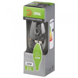 Лампа галогенная ЭРА E14 28W 2700K прозрачная  C0038550  - 2