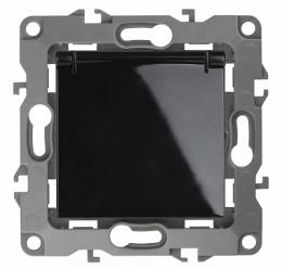 Изображение продукта Розетка ЭРА 12 2P E Schuko со шторками с крышкой 16A 250V  Б0014698 