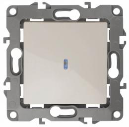 Изображение продукта Выключатель одноклавишный с подсветкой ЭРА 12 10AX 250V  Б0014634 